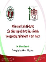 Khía cạnh kinh tế-dược của điều trị phối hợp liều cố định trong phòng ngừa bệnh lý tim mạch