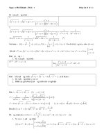 MỘT số bài TOÁN ỨNG DỤNG hàm số