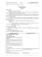 GIÁO án lớp 5 HOC kỳ i môn KHOA học 