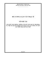 TỔ CHỨC HỆ THỐNG THÔNG TIN KẾ TOÁN QUẢN TRỊ PHỤC VỤ VIỆC RA QUYẾT ĐỊNH NGẮN HẠN TẠI CÁC CÔNG TY XÂY LẮP TRÊN ĐỊA BÀN HÀ NỘI