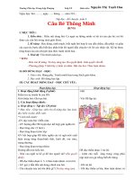 GIÁO án lớp 3 học kỳ i môn tập đọc 