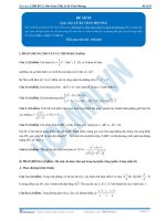 Đề luyện thi đại học môn toán (5) 