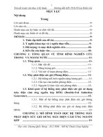 tóm tắt luận văn thạc sĩ kỹ thuật   thiết kế bộ điều khiển hòa lưới cho máy phát điện sức gió sử dụng máy điện cảm ứng nguồn kép DFIG 