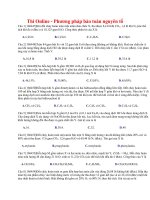 03 thi online   phương pháp bảo toàn nguyên tố 