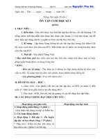 Giáo án lớp 5 đầy đủ nhất tiếng việt tuần 18 