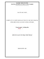 tóm tắt luận văn thạc sĩ kỹ thuật   NGHIÊN cứu và THIẾT kế bộ lọc TÍCH cực CHO VIỆC GIẢM hài DÒNG điện NÂNG CAO CHÂT LƯỢNG lưới điện 