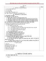 SKKN biện pháp nâng cao hiệu quả thí nghiệm trong dạy học hoá học THCS 