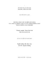 Phương pháp xấp xỉ điểm bất động của ánh xạ không giãn và nửa nhóm không giãn trong không gian hilbert