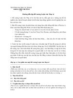 Hướng dẫn lập Đề cương Luận văn Thạc sĩ