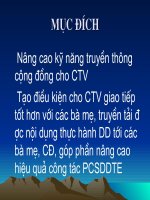 PHƯƠNG PHÁP TRUYỀN THÔNG 