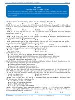 Đề thi thử đại học môn hóa 2016 (11) 