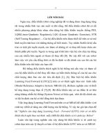 tóm tắt luận văn thạc sĩ kỹ thuật   nghiên cứu ứng dụng learning feed   forward (LFFC) trên cơ sở điều khiển thích nghi theo mô hình  mẫu (MRAS) điều khiển vị trí cánh tay  robot 