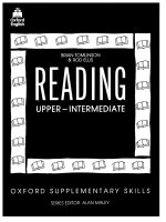 TÀI LIỆU LUYỆN ĐỌC TIẾNG ANH - Oxford supplementay skills reading upper intermediate