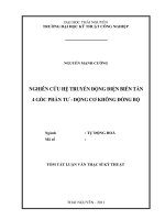 tóm tắt luận văn thạc sĩ kỹ thuật   NGHIÊN cứu hệ TRUYỀN ĐỘNG điện BIẾN tần 4 góc PHẦN tƣ   ĐỘNG cơ KHÔNG ĐỒNG bộ 