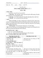 Giáo án lớp 5 đầy đủ nhất môn đạo đức học kì 1 