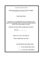 tóm tắt luận văn thạc sĩ kỹ thuật  NGHIÊN cứu tạo HÌNH bề mặt BÁNH RĂNG côn XOẮN và GIẢI PHÁP NÂNG CAO CHẤT LƯỢNG bề mặt RĂNG côn XOẮN KHI GIA CÔNG 