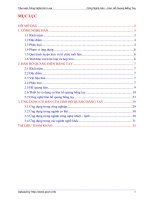 TIỂU LUẬN CÔNG NGHỆ KIM LOẠI CÔNG NGHỆ hàn – hàn hồ QUANG BẰNG TAY 