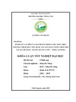 Đánh giá vai trò của người dân trong việc thực hiện chương trình mục tiêu xây dựng nông thôn mới tại xã chí thảo   huyện quảng uyên – tỉnh cao bằng