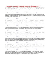 26 thi online   kĩ thuật xác định nhanh số đồng phân p2(1) 