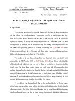 KẾ HOẠCH THỰC HIỆN CHIẾN lược QUỐC GIA về DINH DƯỠNG năm 2014