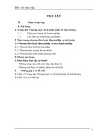 báo cáo thực tập tại phòng lữ hành nội địa của trung tâm TM  LH quốc tế ánh dương