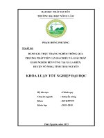 Đánh giá thực trạng nghèo thông qua phương pháp tiếp cận đa chiều và giải pháp giảm nghèo bền vững tại xã la hiên   huyện võ nhai   tỉnh thái nguyên