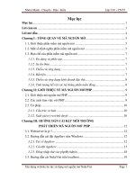 Bài báo cáo môn công nghệ mã nguồn mở 