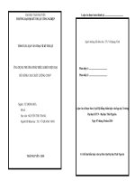 tóm tắt luận văn thạc sĩ kỹ thuật ỨNG DỤNG PHƯƠNG PHÁP điều KHIỂN HIỆN đại 