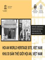 Cẩm nang bảo tồn di tích phố cổ Hội An