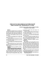 ĐÁNH GIÁ tác DỤNG GIẢM ĐAU dự PHÒNG SAU mổ BẰNG PHƯƠNG PHÁP TIÊM MORPHIN tủy SỐNG