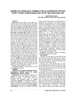 NGHIÊN cứu NỒNG độ n TERMINAL PRO b  NATRIURETIC PEPTIDE HUYẾT TƯƠNG ở BỆNH NHÂN XUẤT HUYẾT não GIAI đoạn cấp