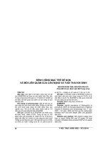 BỆNH VÕNG mạc TRẺ đẻ NON và mối LIÊN QUAN của cân NẶNG và TUỔI THAI KHI SINH