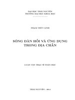 Sóng đàn hồi và ứng dụng trong địa chấn 