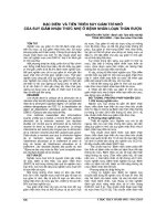 ĐẶC điểm và TIẾN TRIỂN SUY GIẢM TRÍ NHỚ của SUY GIẢM NHẬN THỨC NHẸ ở BỆNH NHÂN LOẠN THẦN rượu