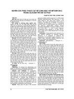 NGHÊN cứu PHẪU THUẬT cắt bè CỦNG mạc với MITOMYCIN c TRONG GLÔCÔM TRẺ EM tái PHÁT