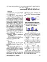 ĐẶC điểm HÌNH ẢNH ĐỘNG MẠCH VÀNH SAU đặt STENT TRÊN CHỤP cắt lớp VI TÍNH 64 dãy