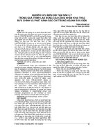 NGHIÊN cứu BIẾN đổi tâm SINH lý TRONG QUÁ TRÌNH LAO ĐỘNG của CÔNG NHÂN KHAI THÁC bưu CHÍNH và PHÁT HÀNH báo CHÍ TRONG NGÀNH bưu điện