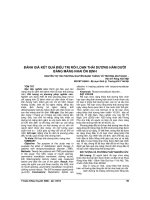 ĐÁNH GIÁ kết QUẢ điều TRỊ rối LOẠN THÁI DƯƠNG hàm dưới BẰNG MÁNG NHAI ổn ĐỊNH