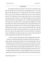 Hoàn thiện quy trình kiểm toán nợ phải thu khách hàng trong kiểm toán BCTC do công ty TNHH kiểm toán thăng long thực hiện 