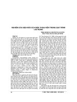 NGHIÊN cứu điện não của điện THOẠI VIÊN TRONG QUÁ TRÌNH LAO ĐỘNG