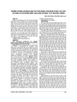 NHIỄM TRÙNG ĐƯỜNG mật DO sỏi BẰNG PHƯƠNG PHÁP lấy sỏi và dẫn lưu ĐƯỜNG mật QUA nội SOI mật tụy NGƯỢC DÒNG