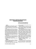 NHẬN xét điều TRỊ u TUYẾN yên có TĂNG TIẾT PROLACTIN ở PHỤ nữ rối LOẠN KINH NGUYỆT