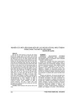 NGHIÊN cứu mối LIÊN QUAN GIỮA áp lực nội sọ với KALI máu ở BỆNH NHÂN CHẤN THƯƠNG sọ não NẶNG