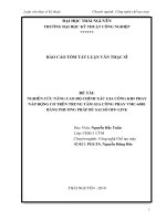 tóm tắt luận văn thạc sĩ kỹ thuật NGHIÊN cứu NÂNG CAO độ CHÍNH xác GIA CÔNG KHI PHAY nắp ĐỘNG cơ TRÊN TRUNG tâm GIA CÔNG PHAY VMC 650e BẰNG PHƯƠNG PHÁP bù SAI số OFF LINE 