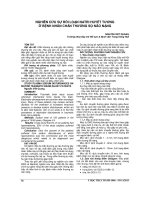 NGHIÊN cứu sự rối LOẠN NATRI HUYẾT TƯƠNG ở BỆNH NHÂN CHẤN THƯƠNG sọ não NẶNG