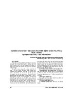 NGHIÊN cứu sự đột BIẾN GEN p53 TRÊN BỆNH NHÂN POLYP đại TRỰC TRÀNG tại BỆNH VIỆN VIỆT TIỆP hải PHÒNG