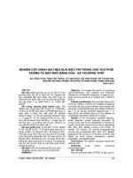 NGHIÊN cứu ĐÁNH GIÁ HIỆU QUẢ điều TRỊ TRONG UNG THƯ PHỔI KHÔNG tế bào NHỎ BẰNG hóa   xạ TRỊ ĐỒNG THỜI
