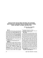 KHẢO sát một số đặc điểm lâm SÀNG, cận lâm SÀNG BỆNH NHÂN SUY THẬN mạn TÍNH có CHỈ ĐỊNH làm lỗ THÔNGĐỘNG TĨNH MẠCH tại BỆNH VIỆN BẠCH MAI