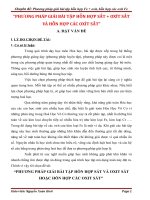 PHƯƠNG PHÁP GIẢI bài tập hỗn hợp SẮT+OXÍT sắt và hỗn hợp các OXÍT sắt