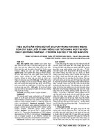 HIỆU QUẢ GIẢM NỒNG độ KHÍ SULFUR TRONG KHOANG MIỆNG của cây cạo lưỡi ở SINH VIÊN 21 26 TUỔI ĐANG học tại VIỆN đào tạo RĂNG hàm mặt   TRƯỜNG đại học y hà nội năm 2012